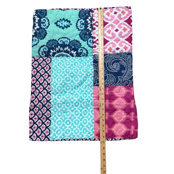 Pottery Barn Teen Patchwork Standard Pillow Shams 2 ‎ Boho 100% Cotton Rare HTF - Picture 8 of 9